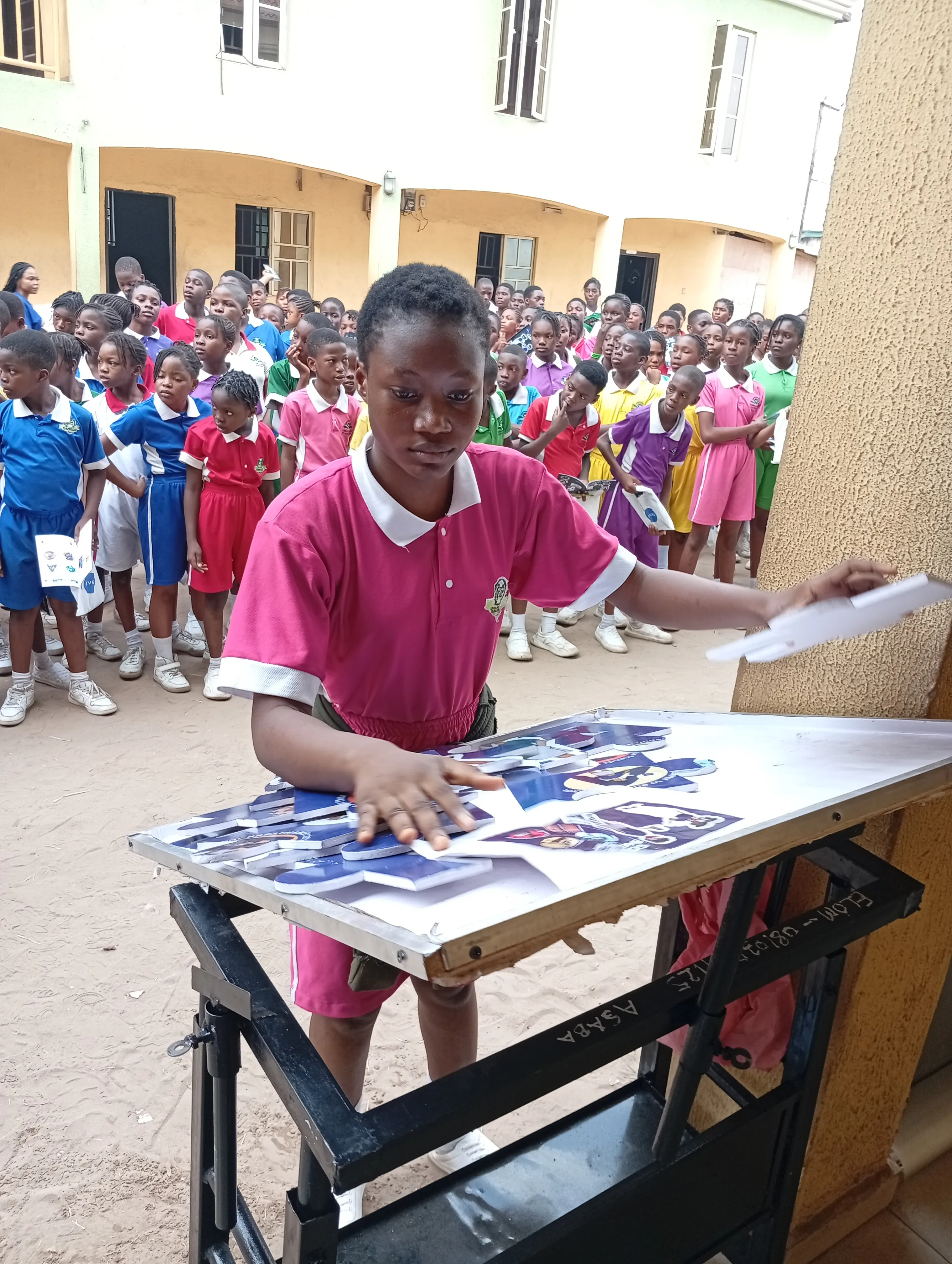 Student Receiving Gift