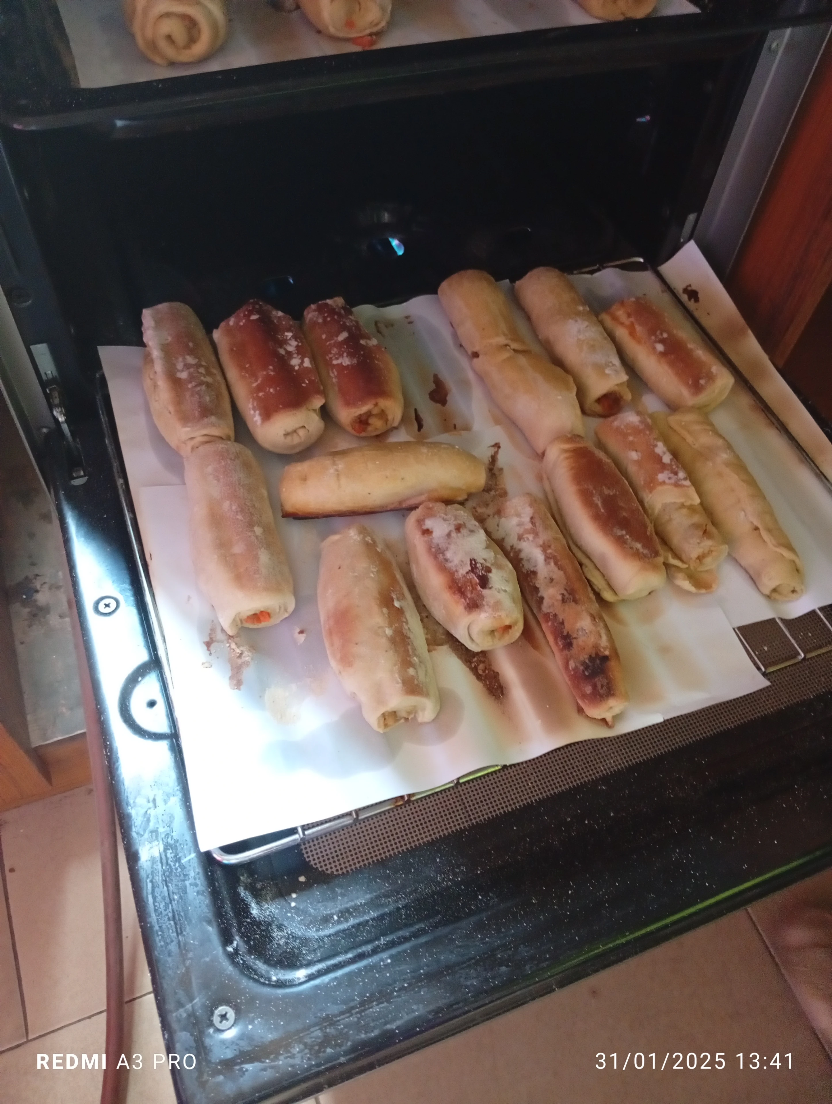 Sausage Rolls Fresh from Oven