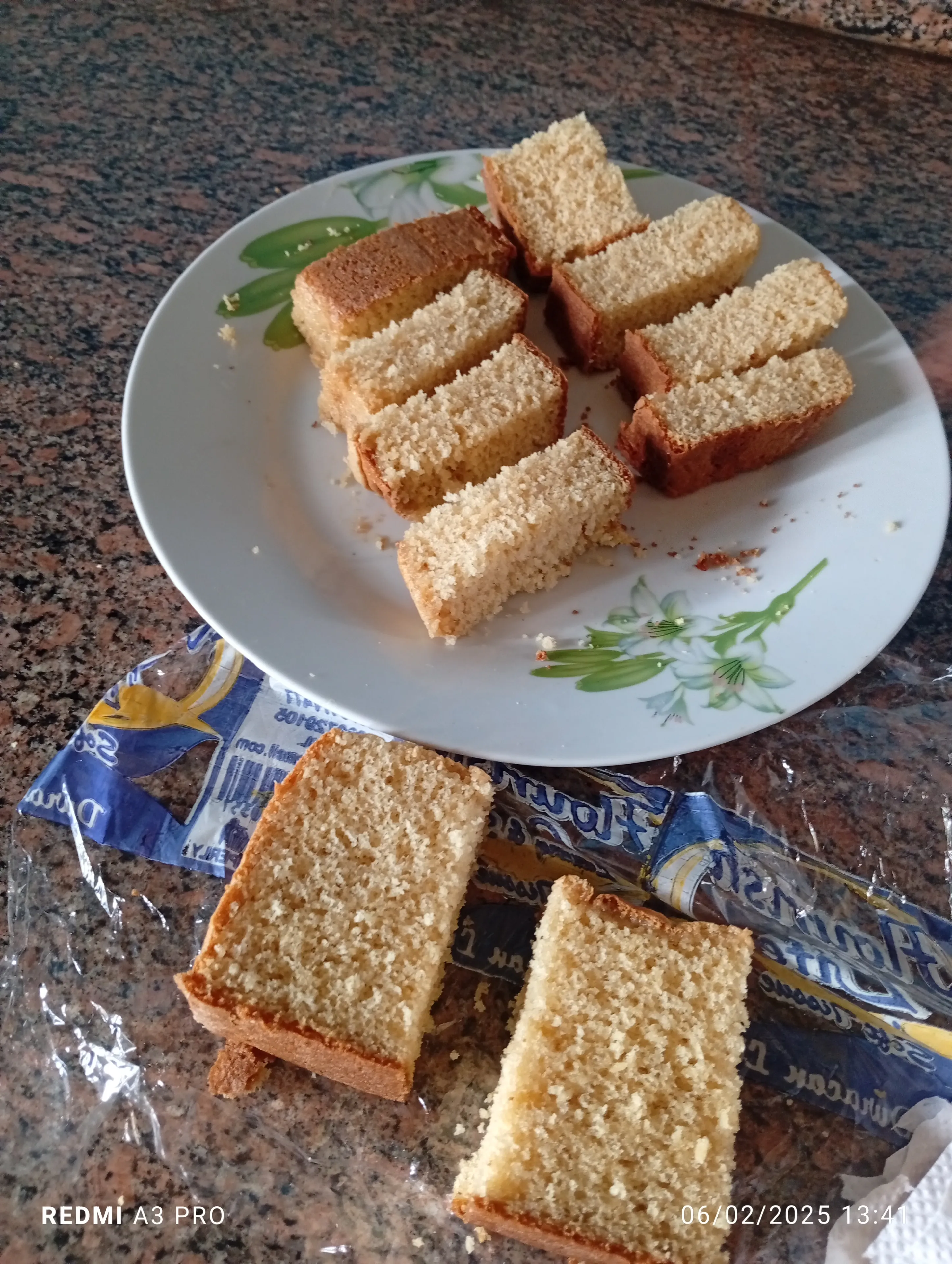 Sliced Cake
